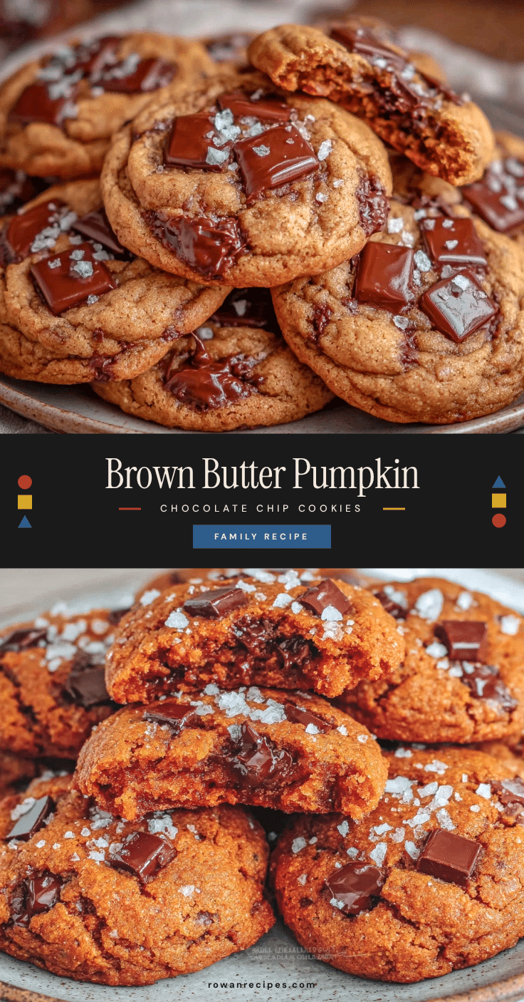 brown butter pumpkin chocolate chip cookies recipe
