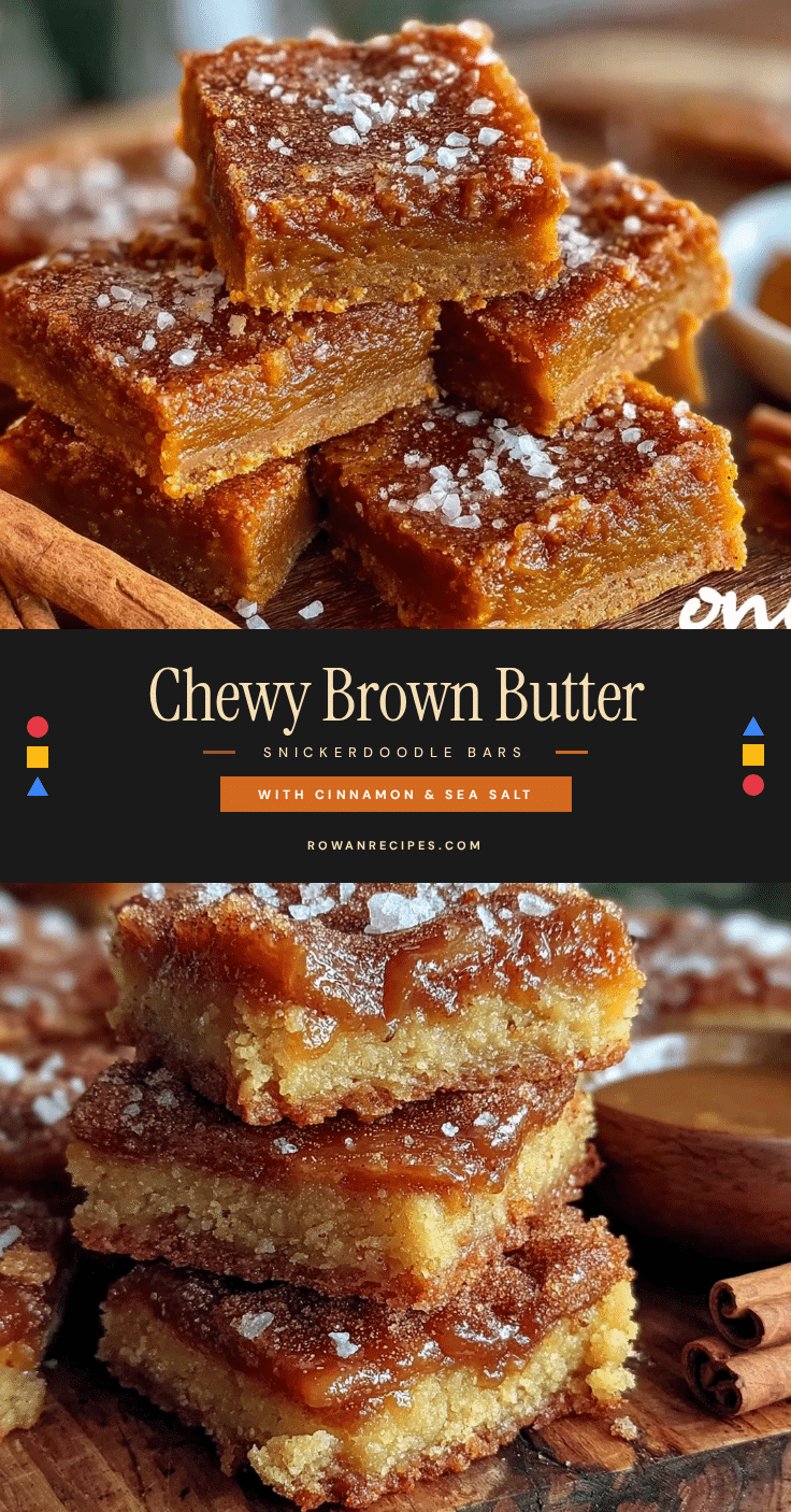 brown butter snickerdoodle bars recipe