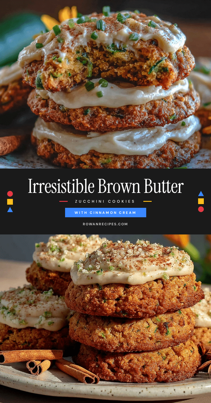 brown butter zucchini cookies recipe