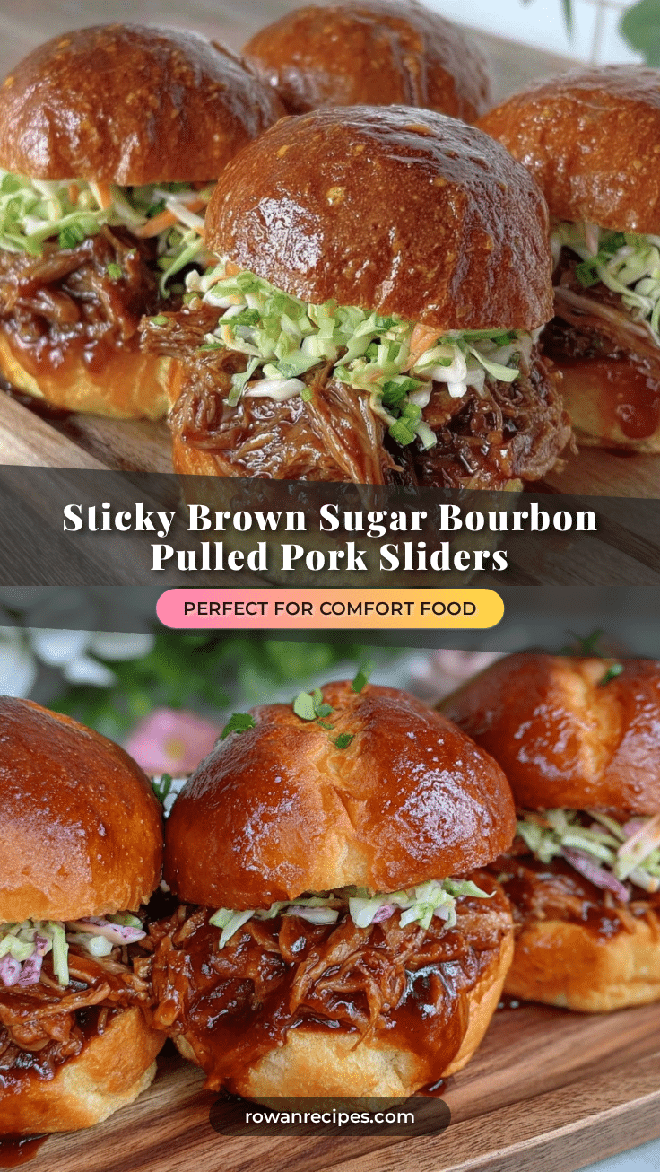 brown sugar bourbon bbq pulled pork sliders recipe