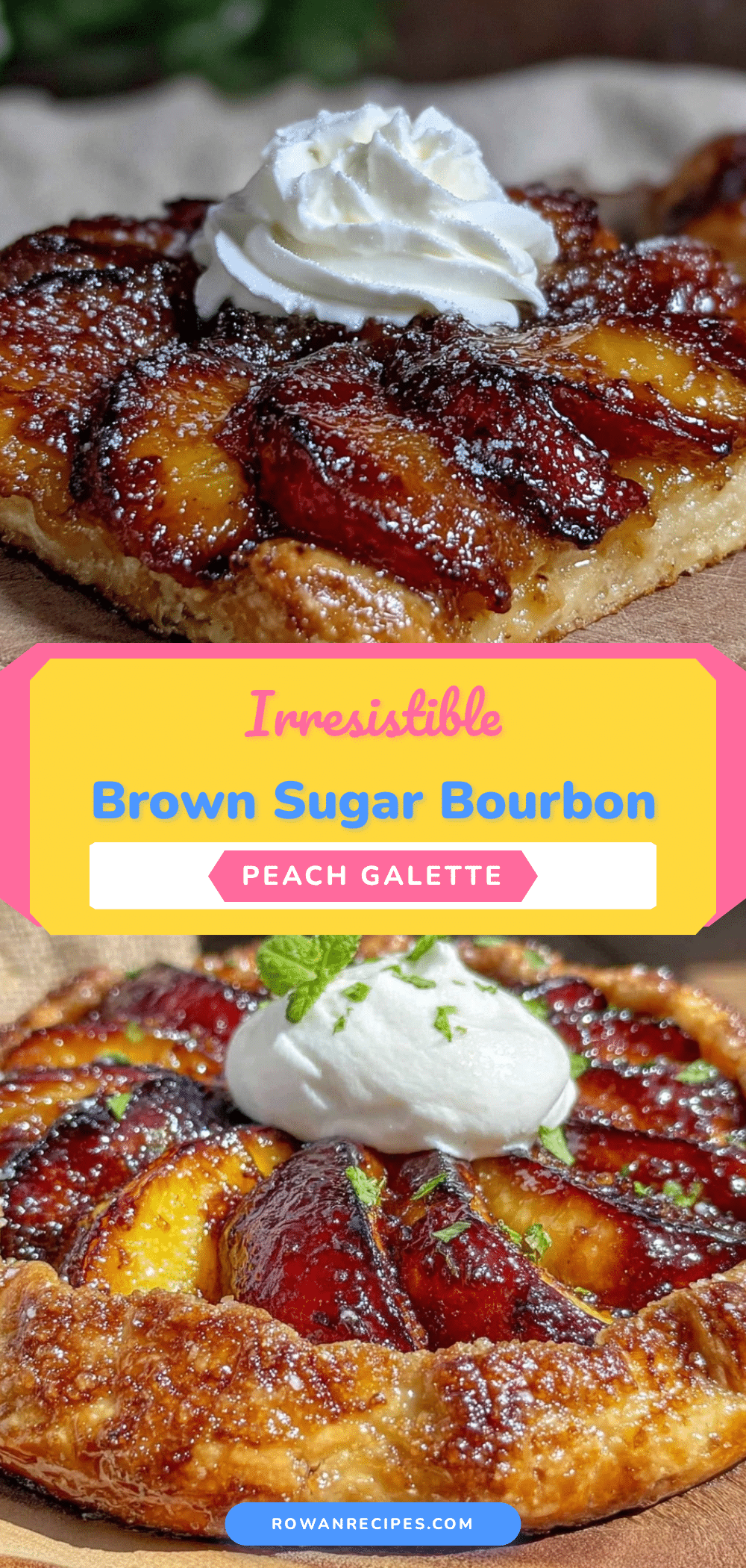 brown sugar bourbon grilled peach galette recipe