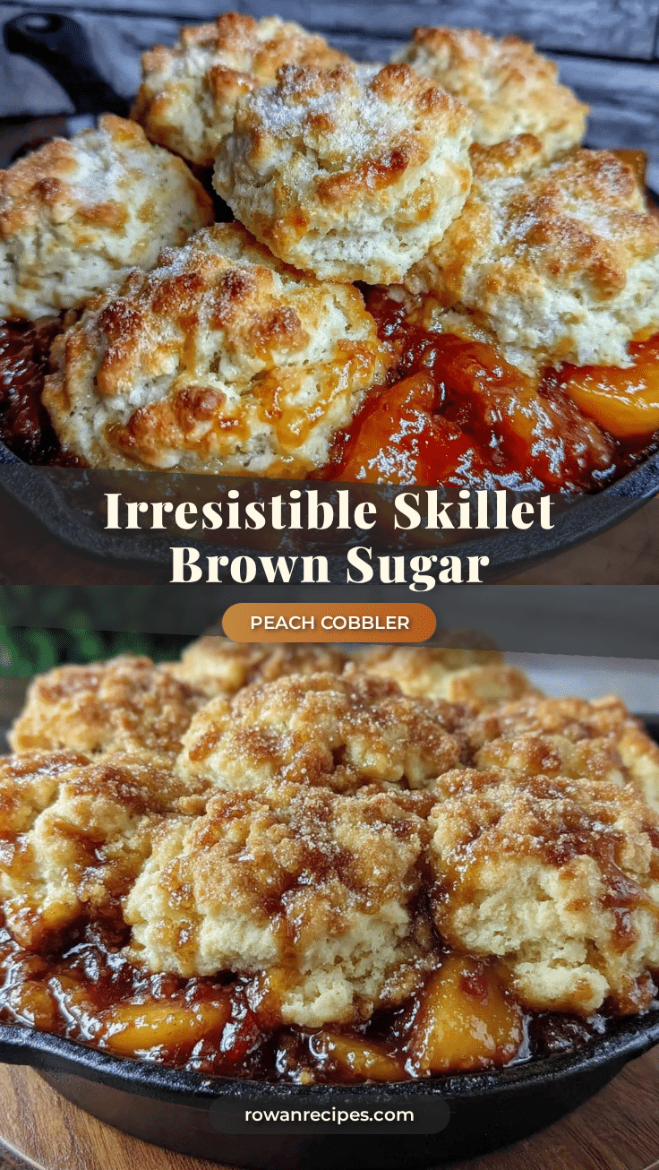 brown sugar peach cobbler recipe
