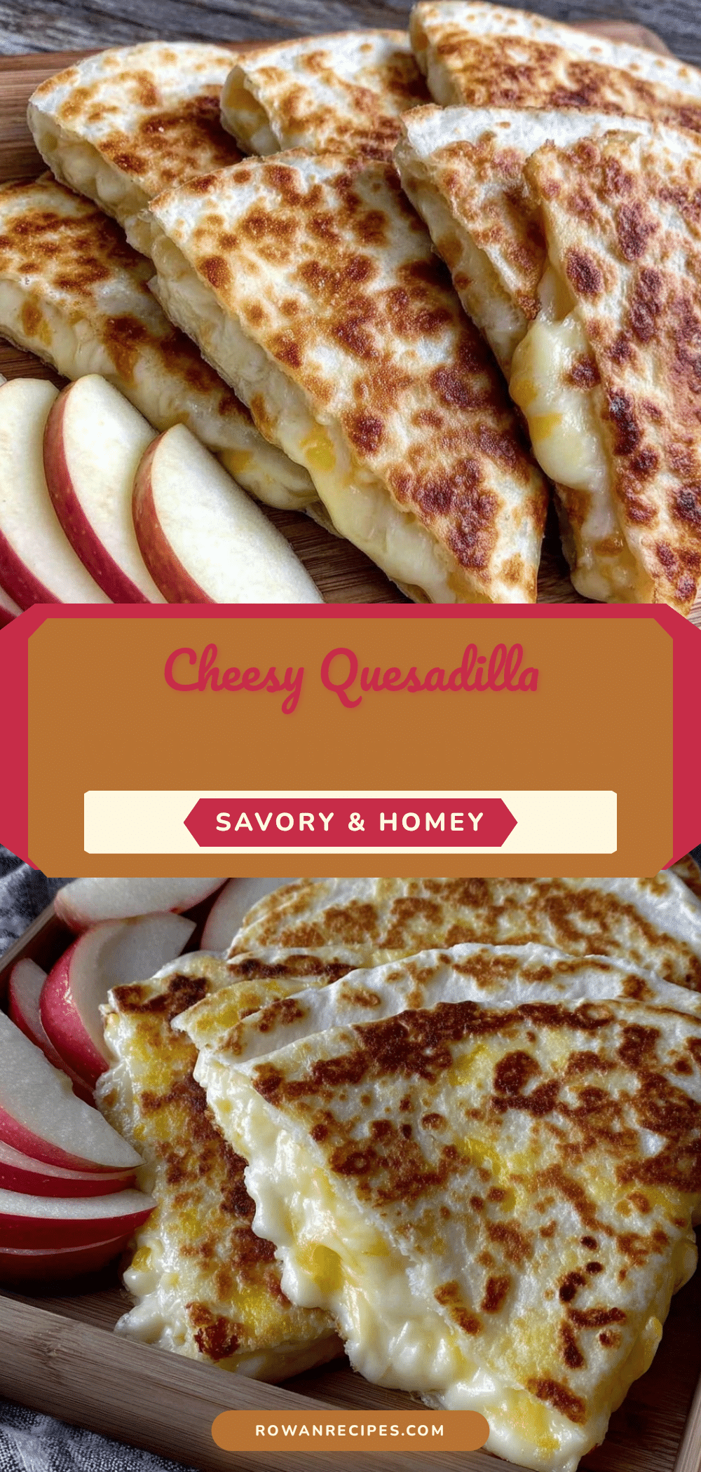 cheese quesadilla wedges recipe