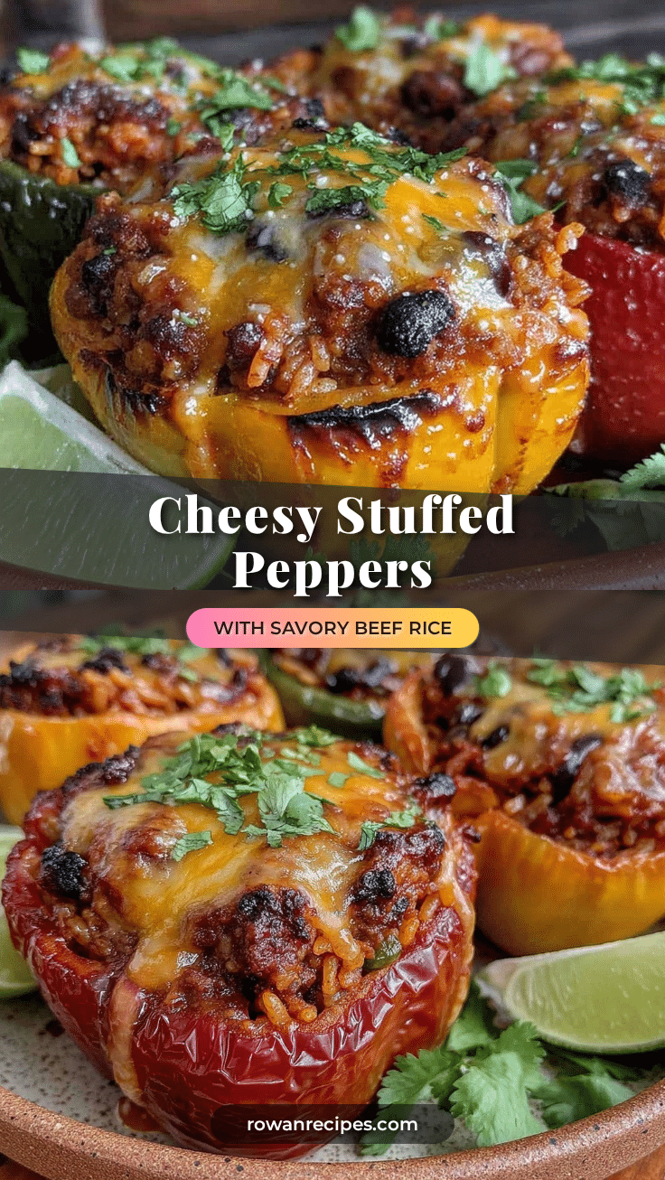 cheesy stuffed bell peppers recipe