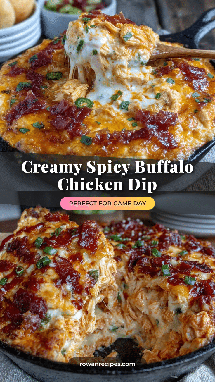 creamy buffalo chicken dip recipe