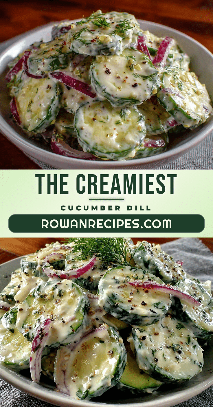 creamy cucumber dill salad recipe