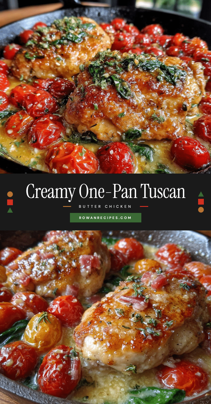 creamy one-pan tuscan butter chicken breast recipe