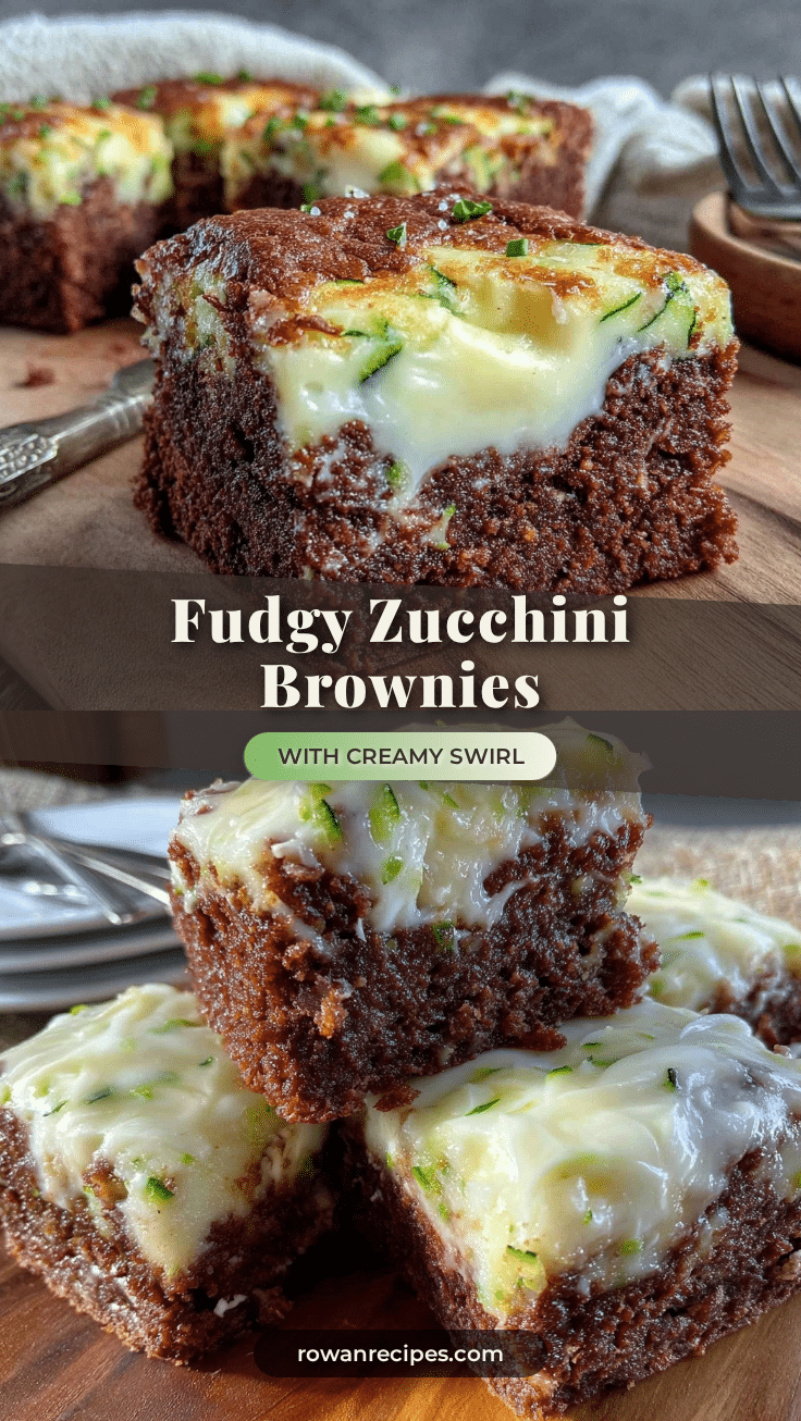 creamy zucchini brownies recipe