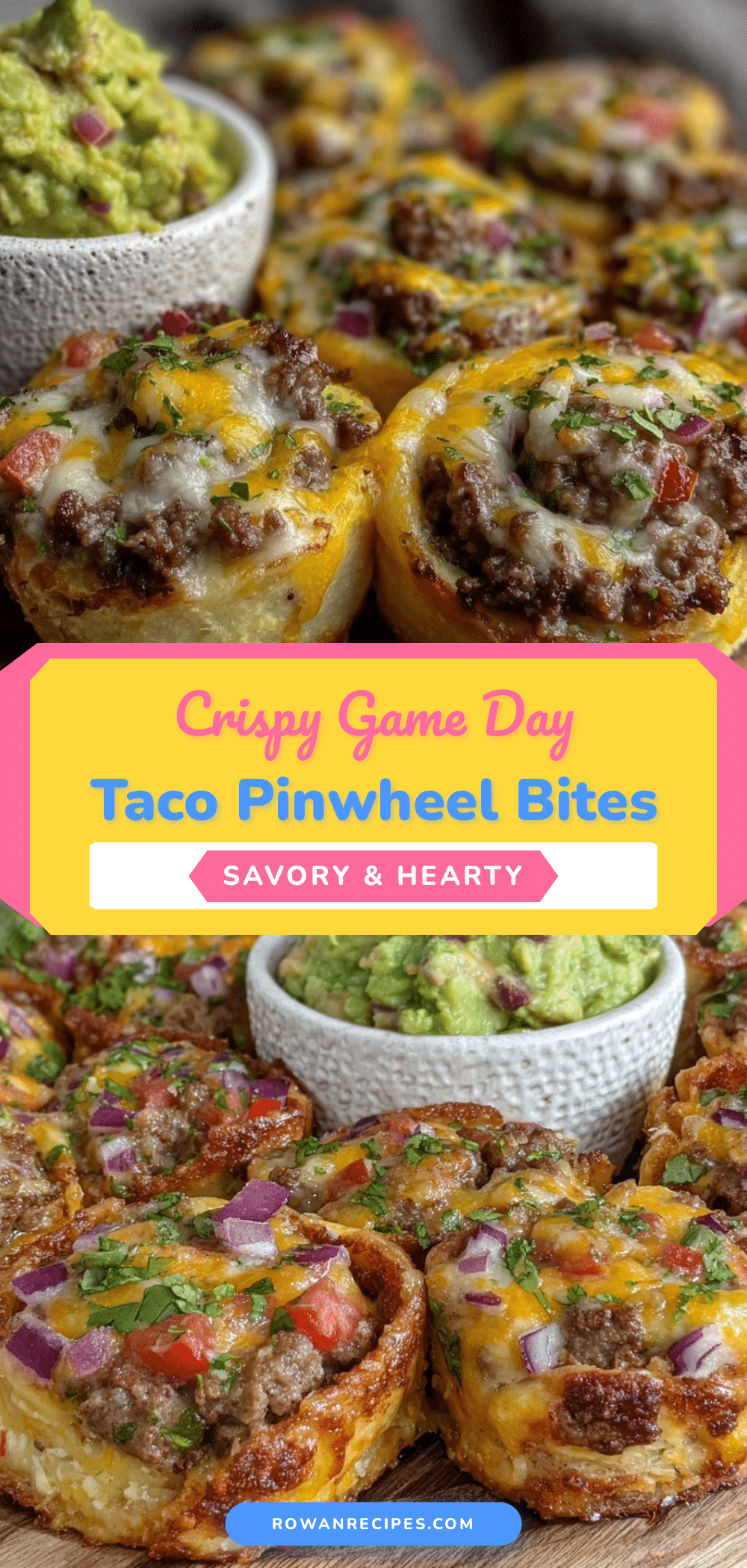 crispy game day smashed taco pinwheel appetizers recipe