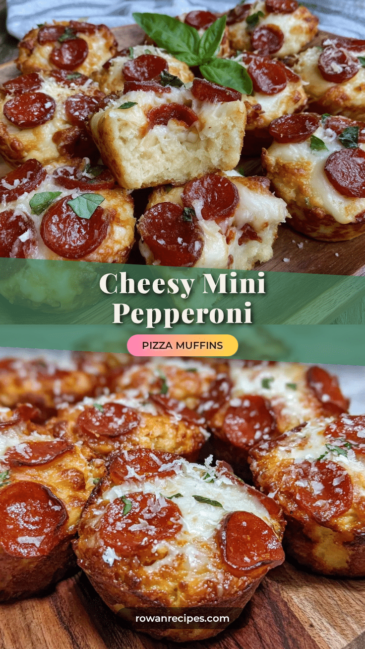 crispy mini pepperoni pizza muffins recipe