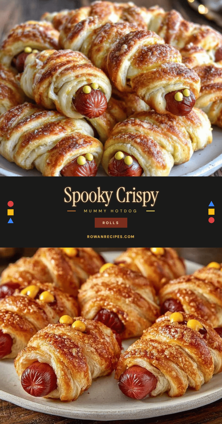 crispy mummy hotdog crescent rolls recipe