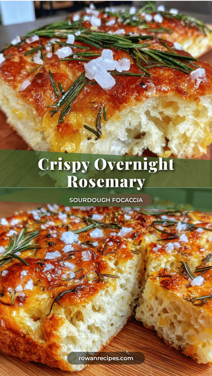 crispy overnight sourdough focaccia recipe