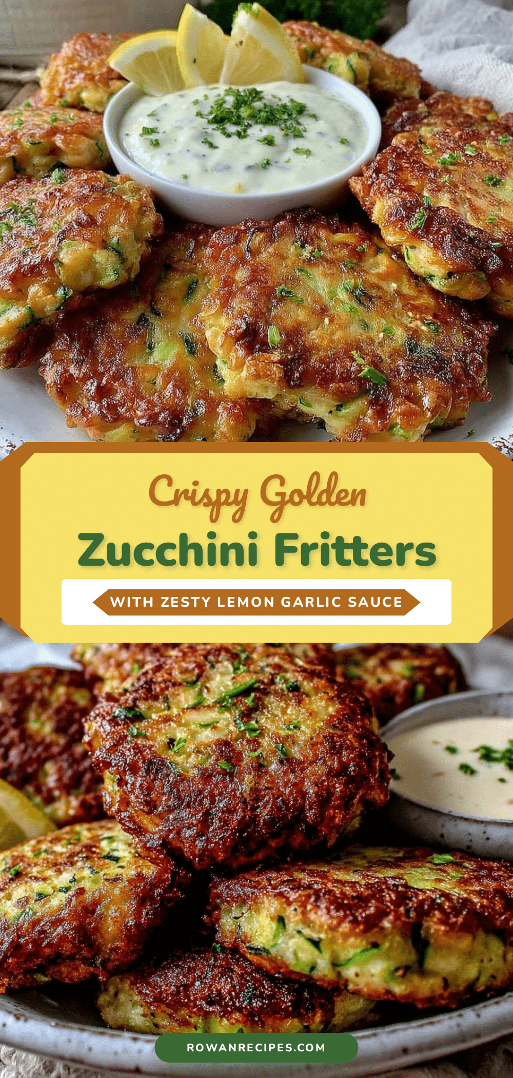 crispy zucchini fritters recipe