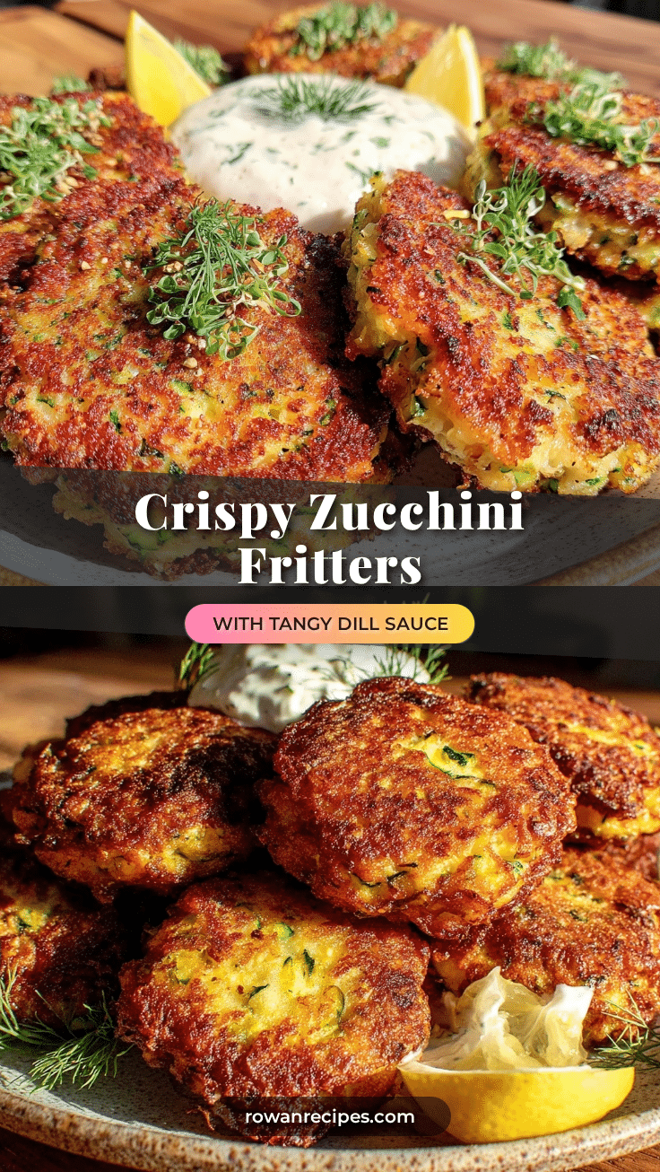 crispy zucchini fritters recipe