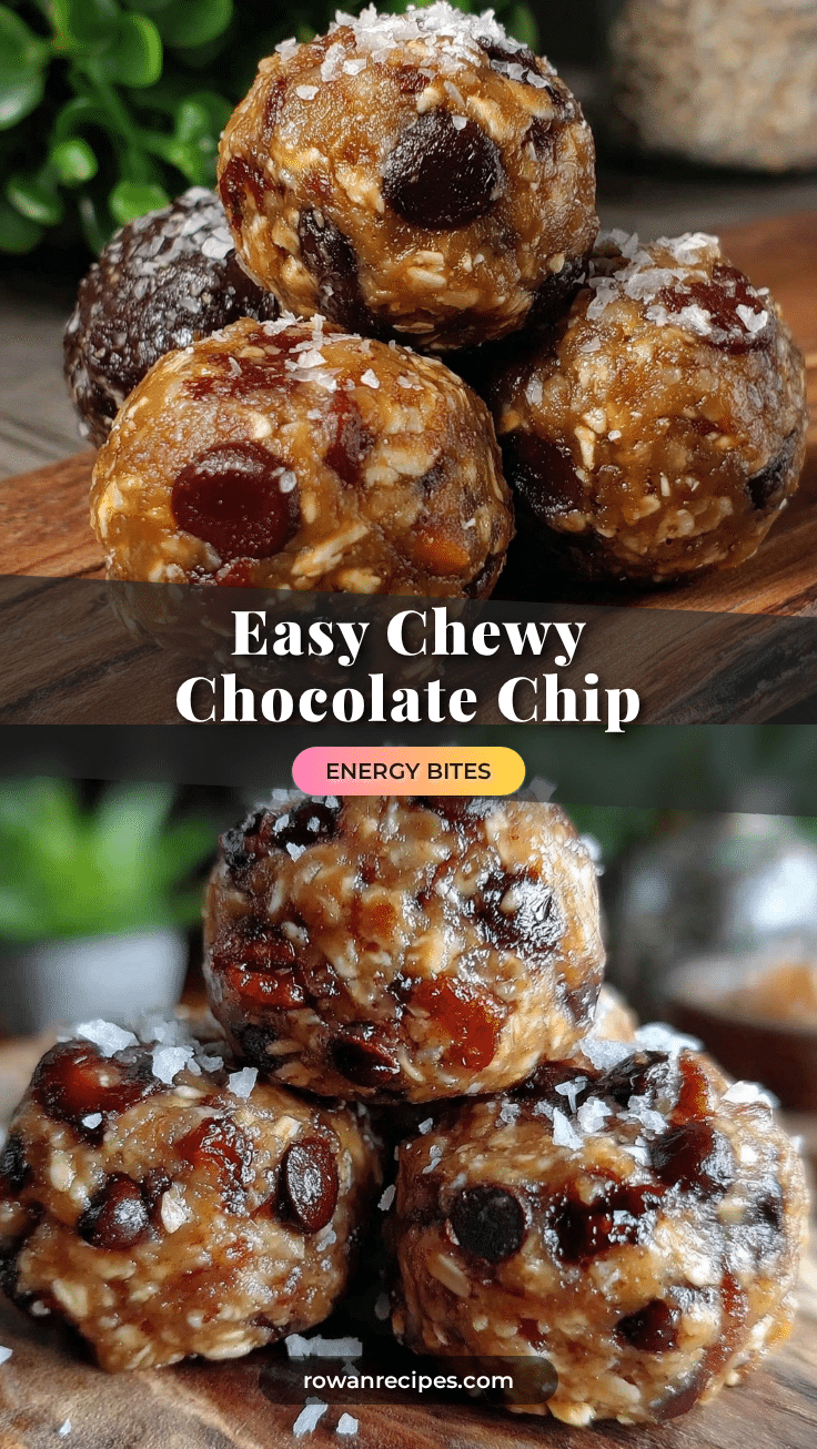 easy chocolate chip no-bake energy bites recipe