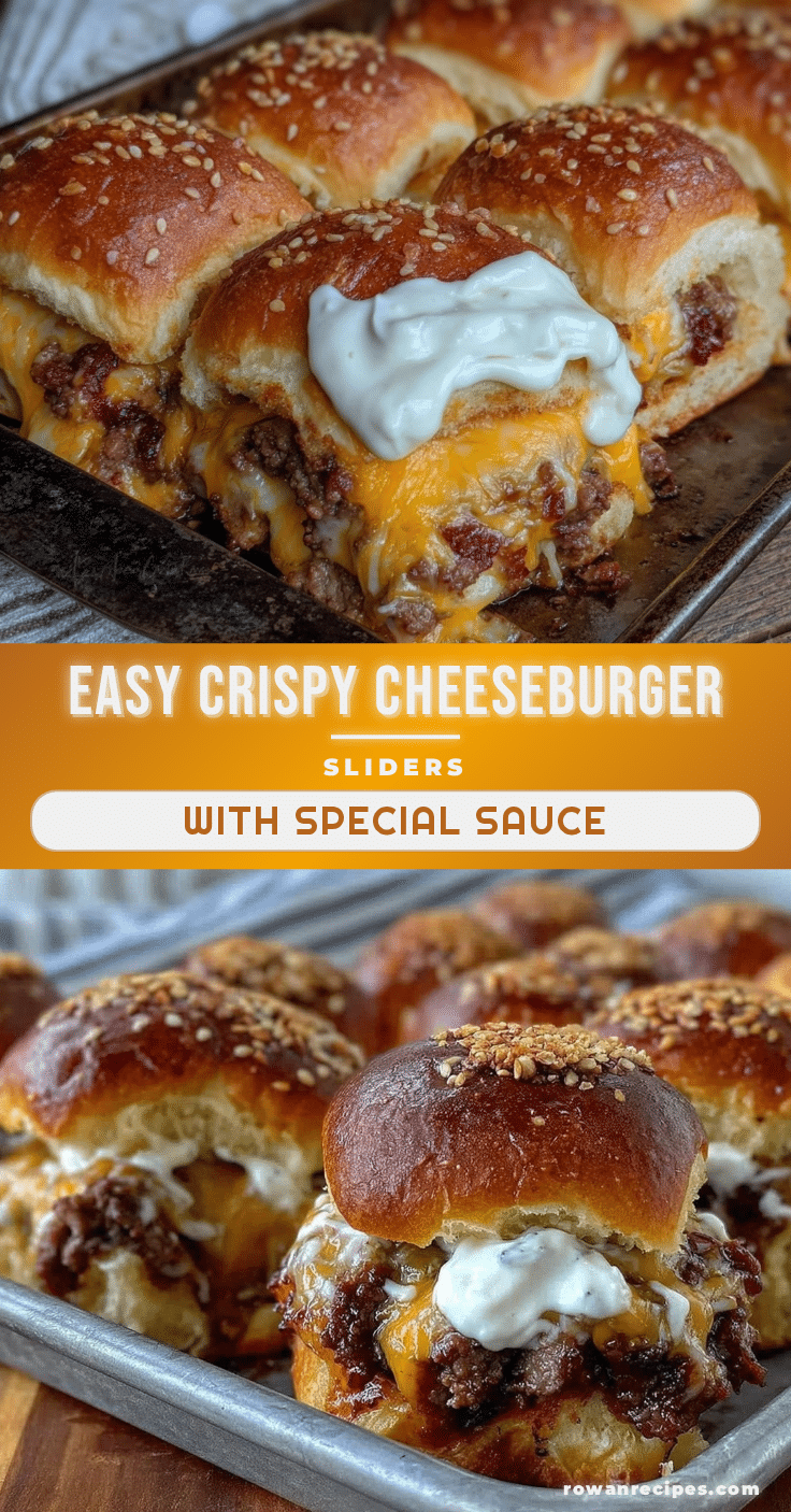 easy crispy cheeseburger sliders recipe