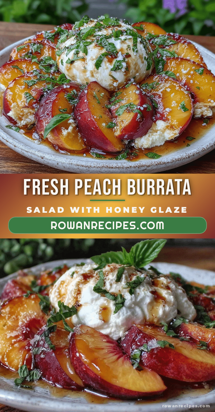 fresh peach burrata salad recipe