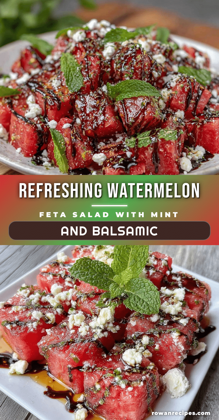 fresh watermelon feta salad recipe
