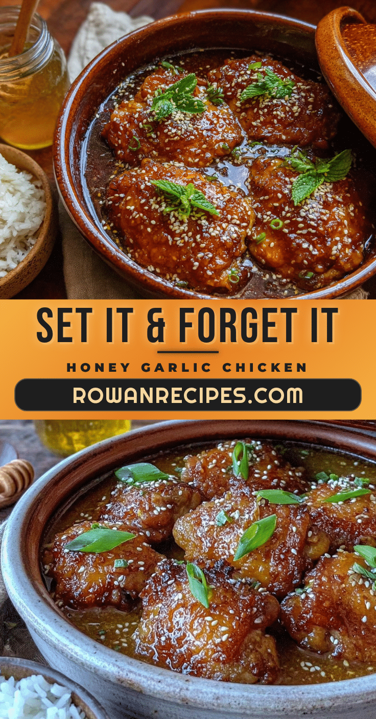 honey garlic chicken thighs crockpot recipe