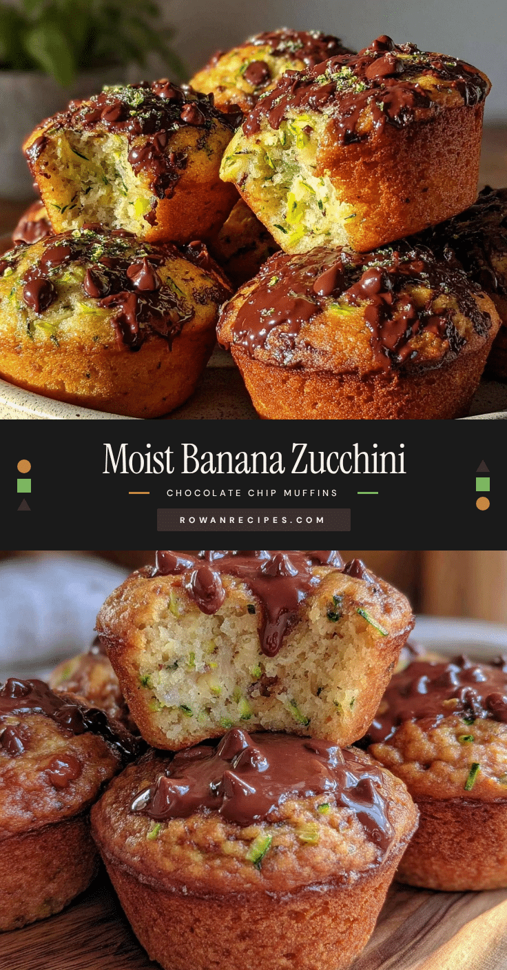 moist banana zucchini muffins recipe