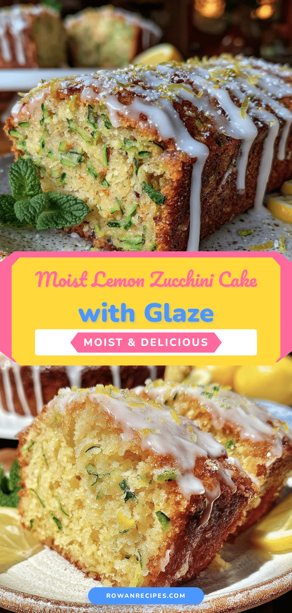 moist lemon zucchini cake recipe