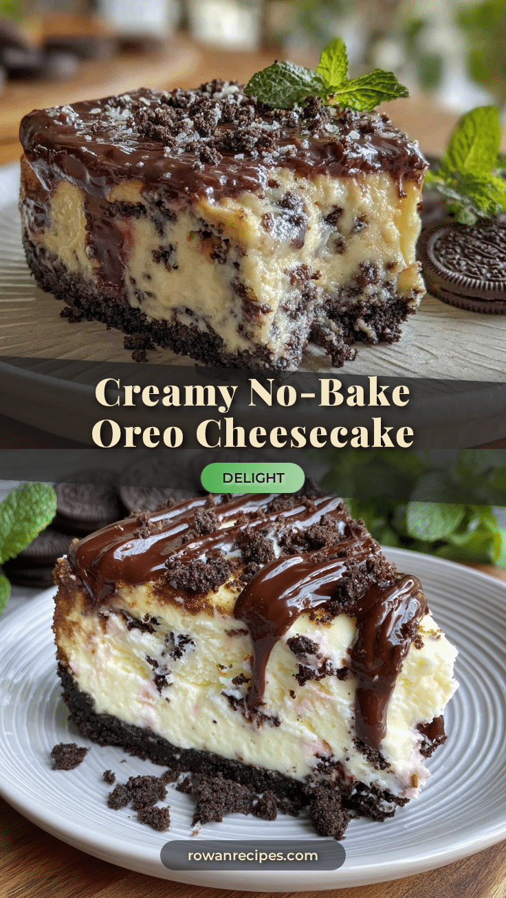 No-Bake Oreo Cheesecake recipe