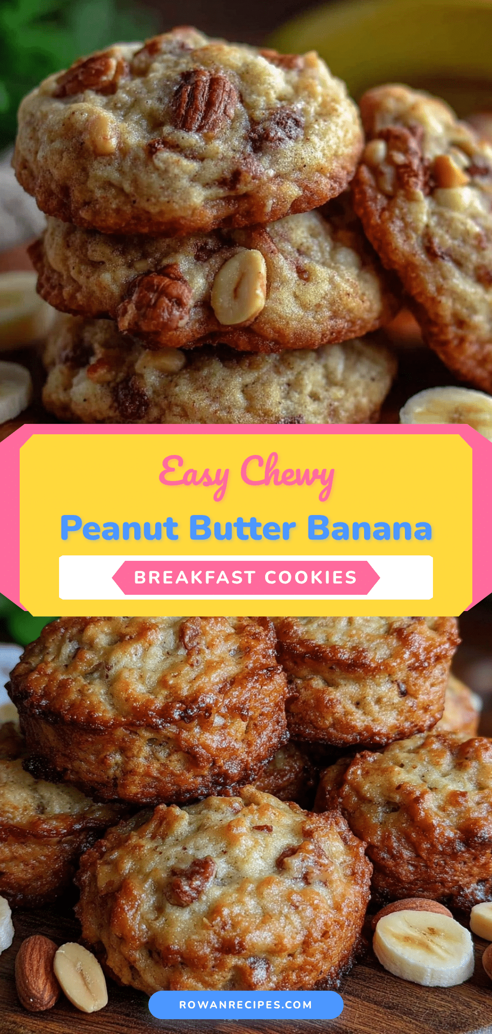 peanut butter banana breakfast cookies recipe