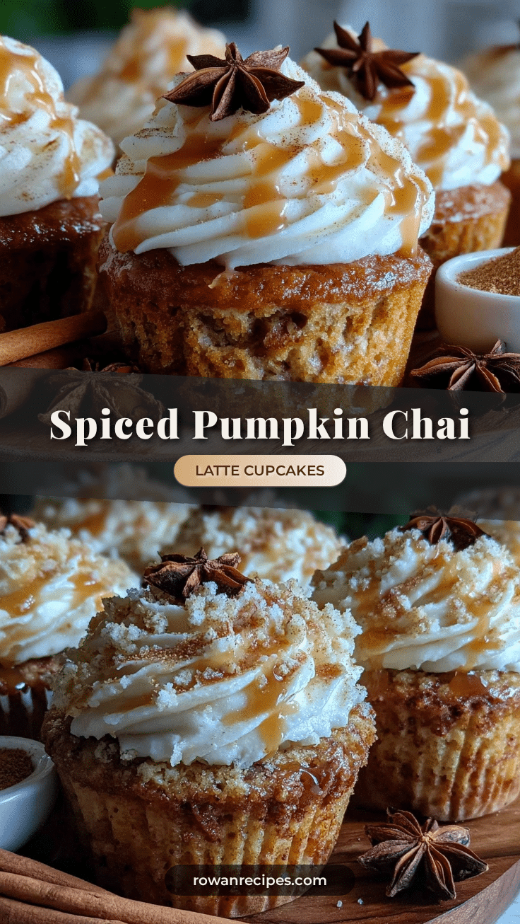 pumpkin chai spice latte cupcakes recipe