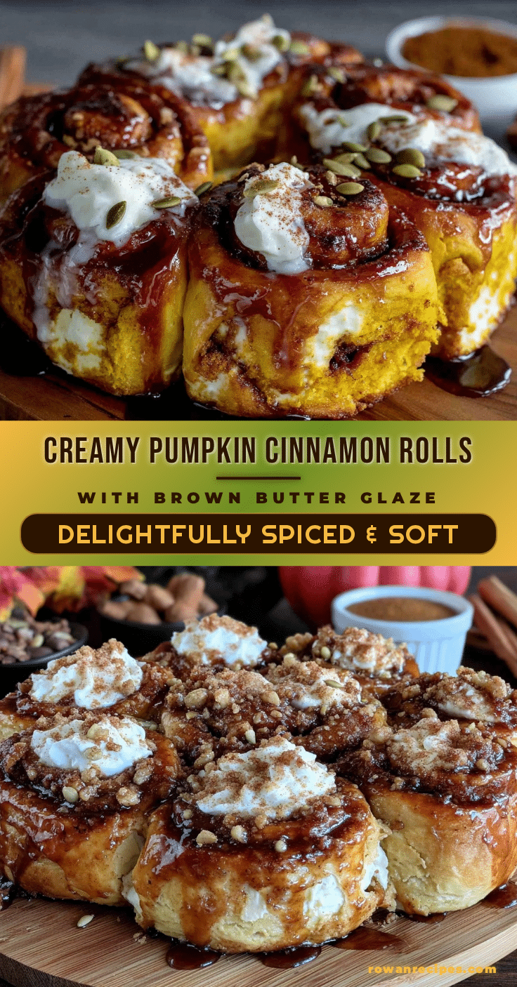 pumpkin cream cheese cinnamon rolls recipe