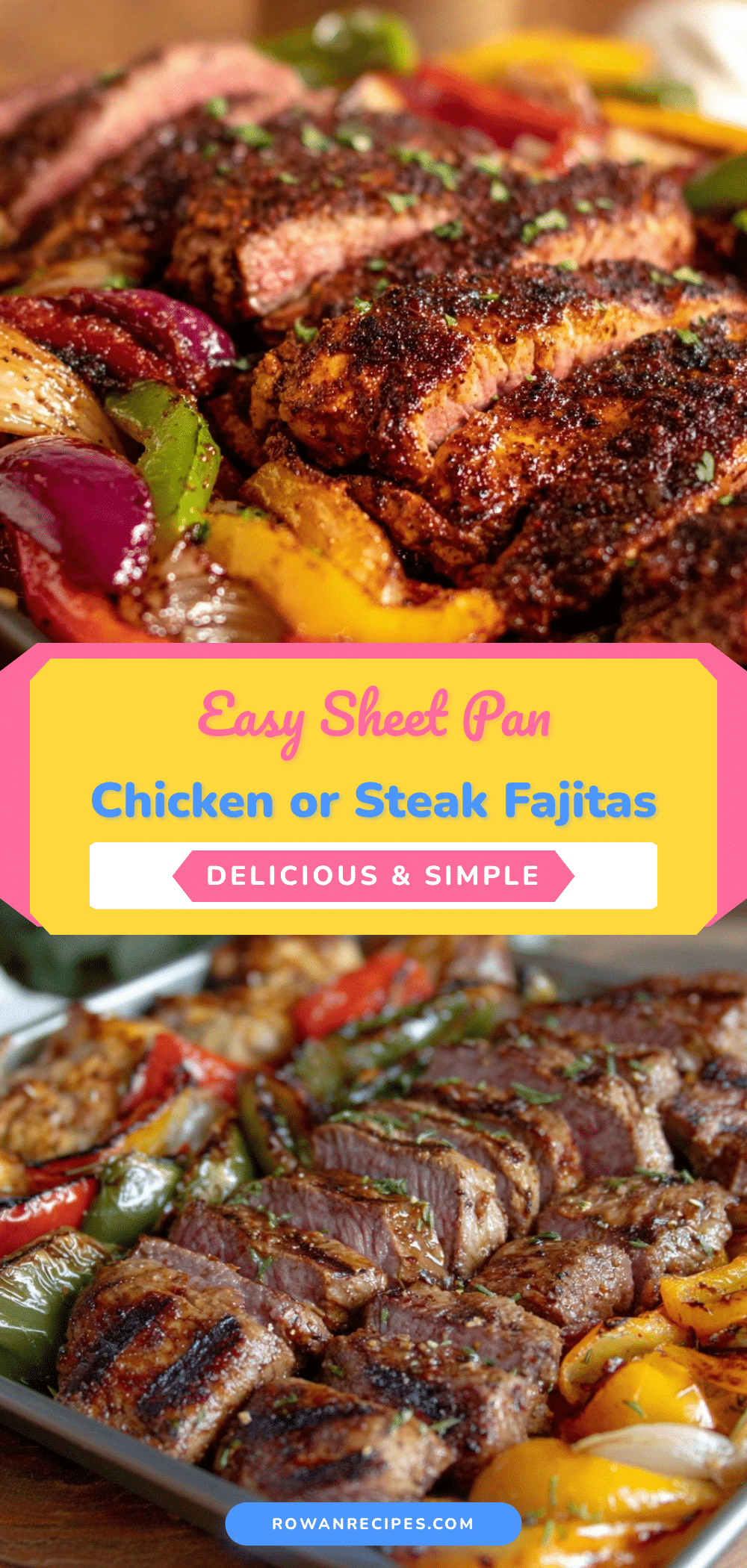 sheet pan chicken fajitas recipe
