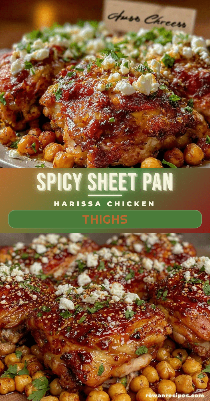 sheet pan harissa chicken thighs recipe