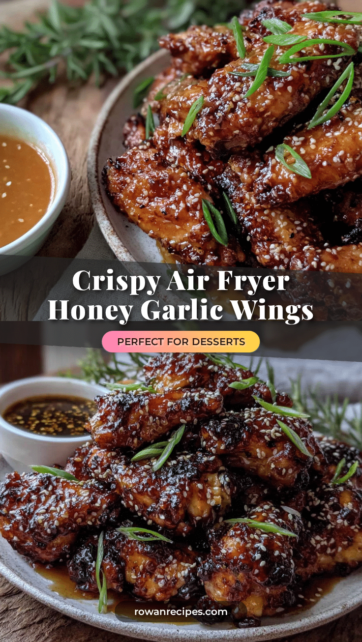 air fryer honey garlic chicken wings recipe