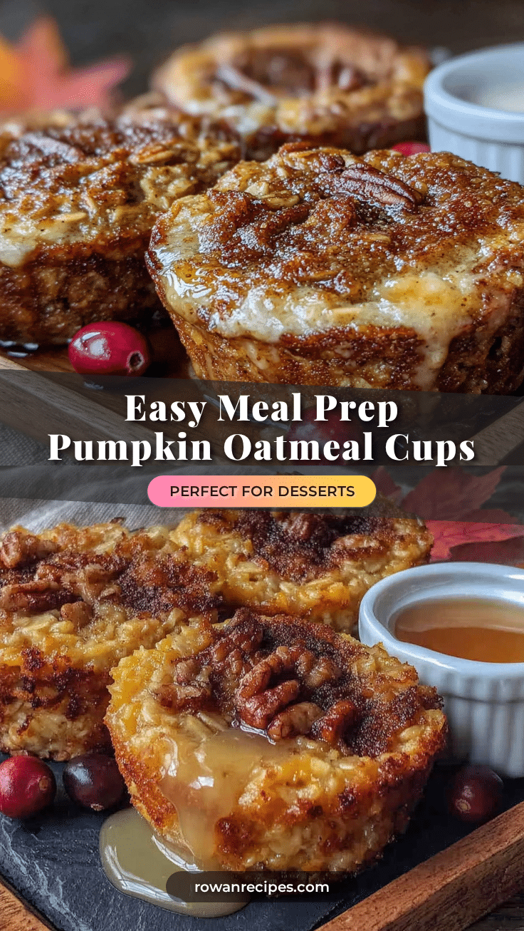 baked pumpkin oatmeal cups recipe