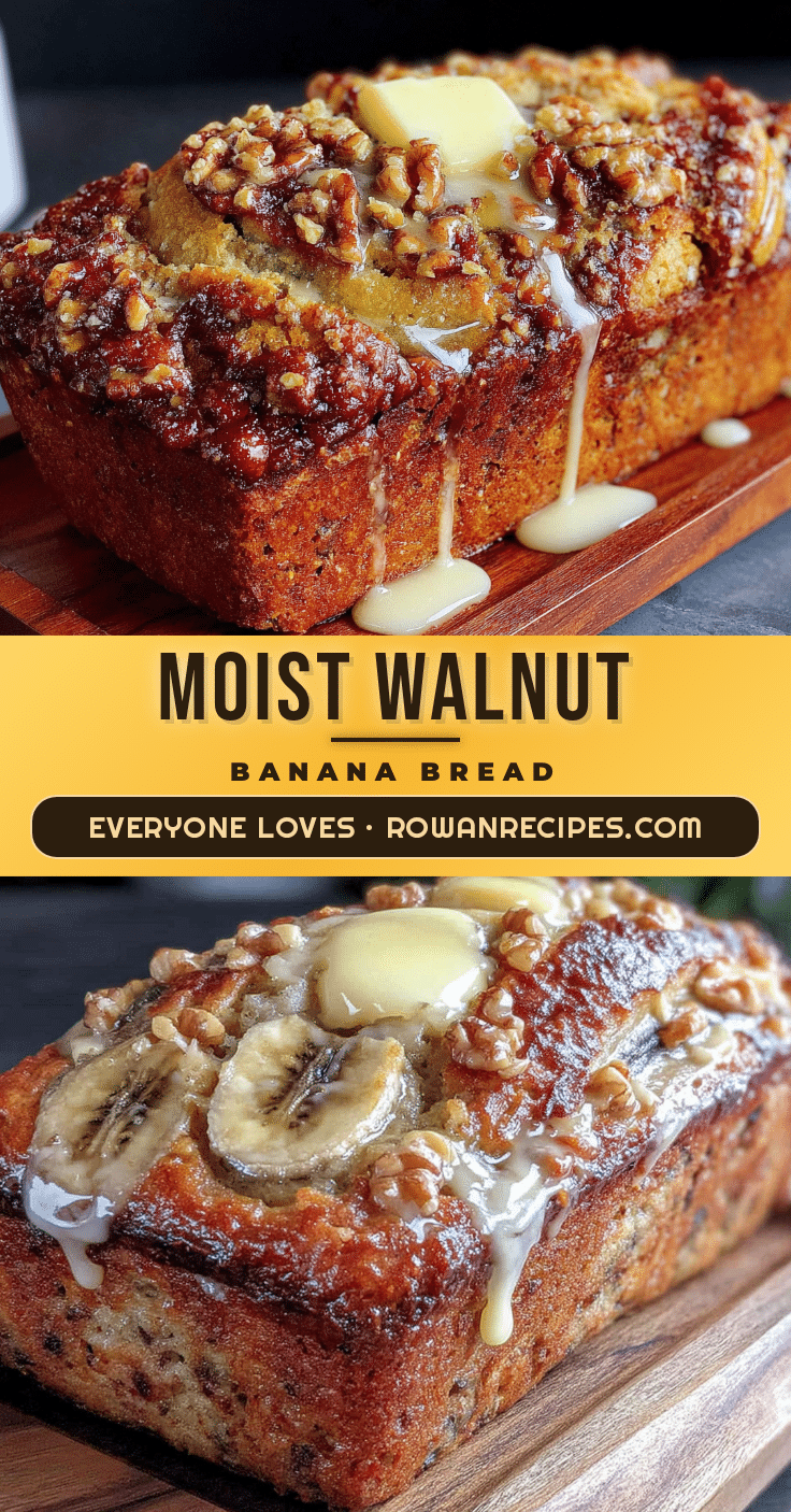 banana bread with walnuts recipe