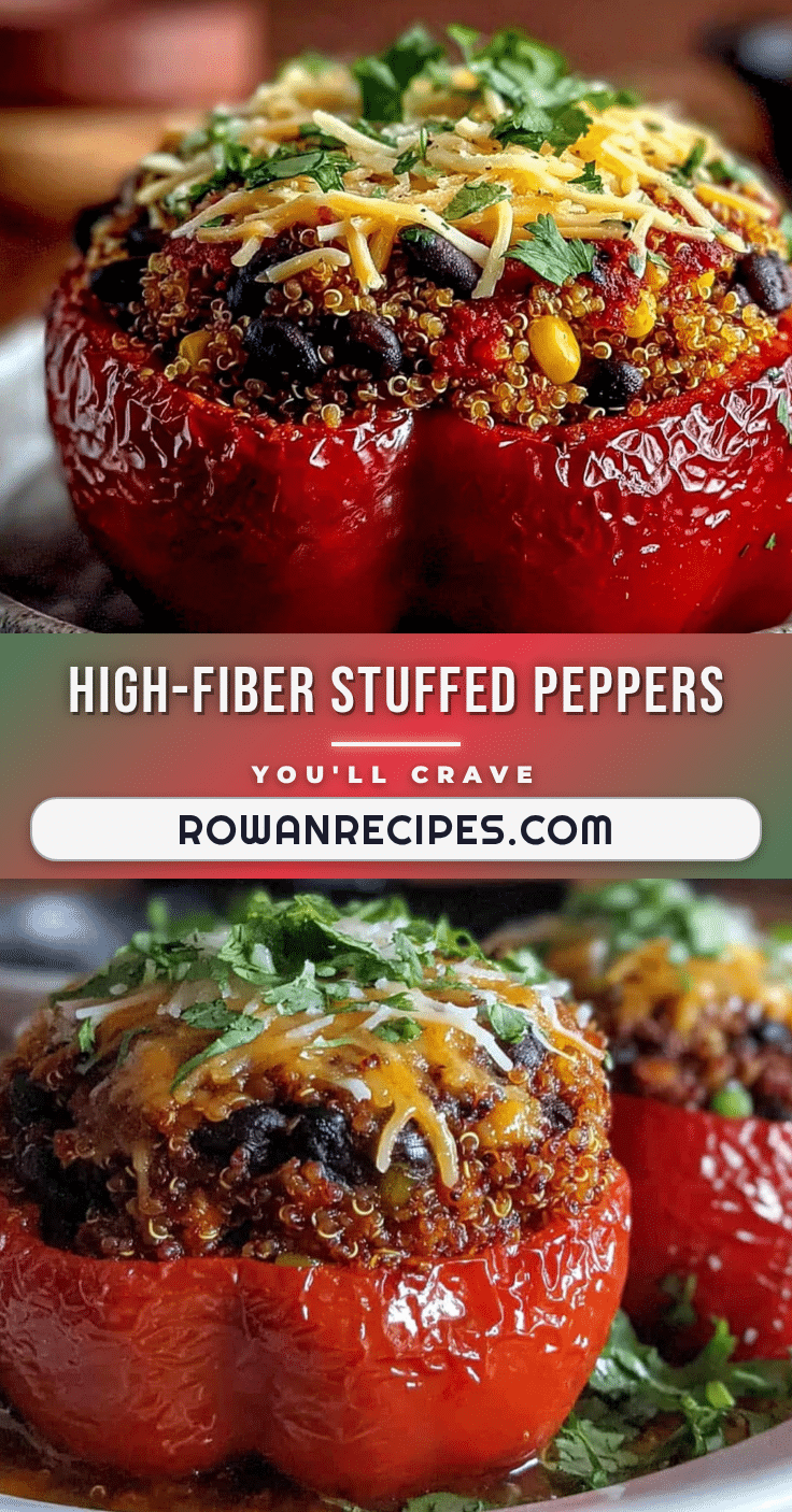 black bean quinoa stuffed peppers recipe