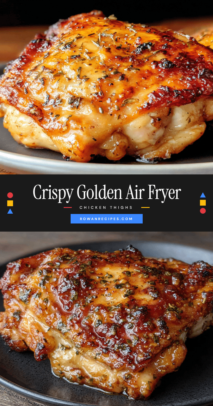 crispy air fryer chicken thighs recipe