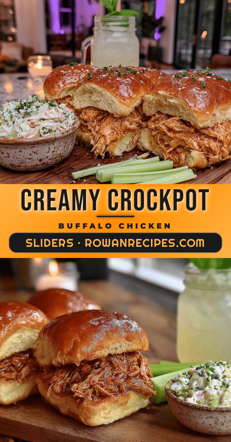 crockpot buffalo chicken sliders recipe