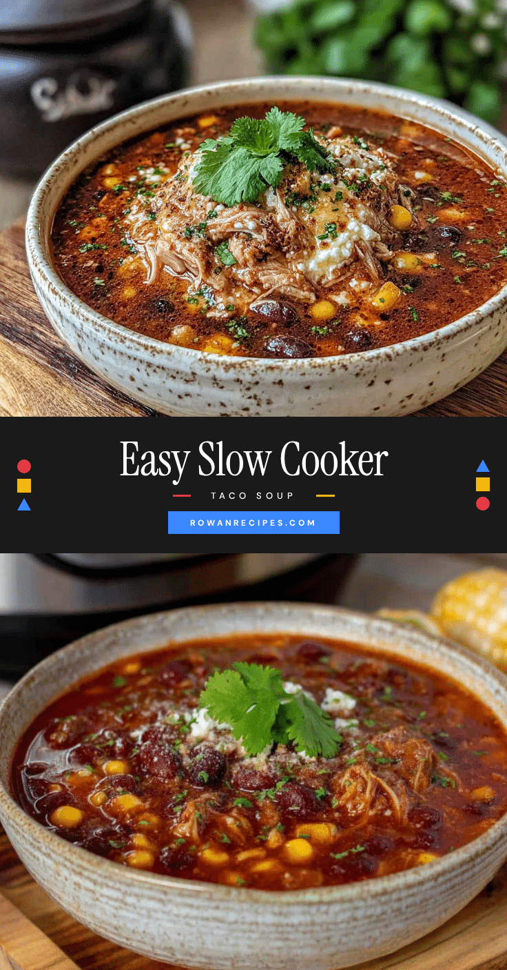 easy crockpot taco soup with corn and black beans recipe