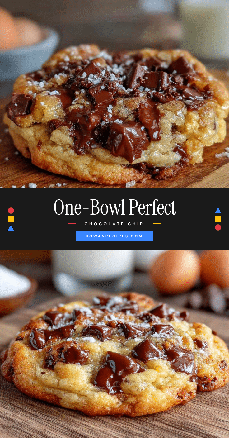 easy one-bowl chocolate chip cookies recipe