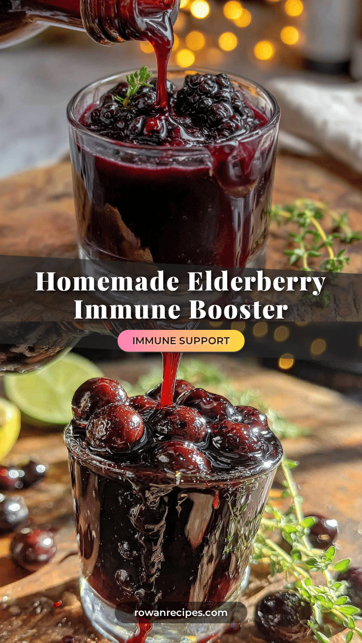 elderberry immune syrup recipe