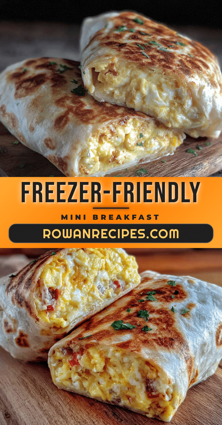 freezer-friendly mini breakfast burritos recipe