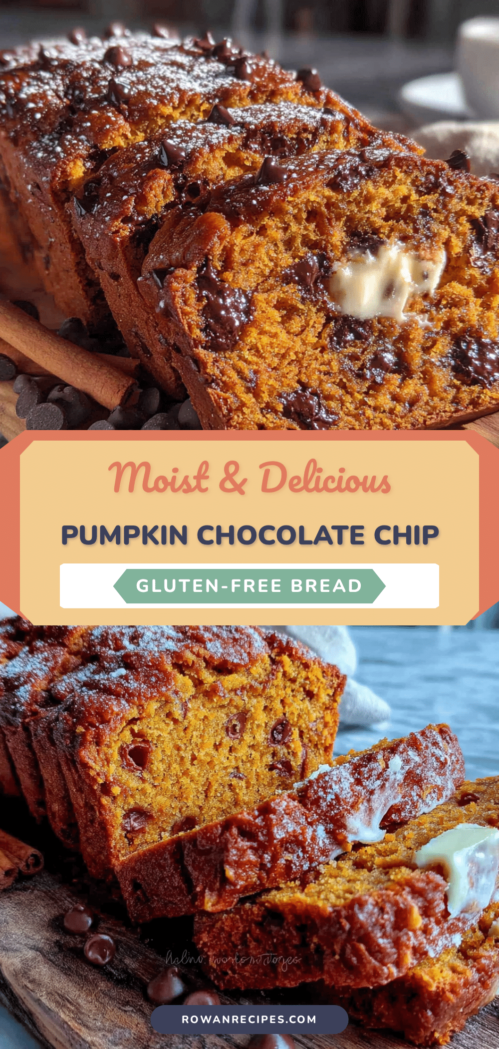 gluten-free pumpkin chocolate chip bread recipe
