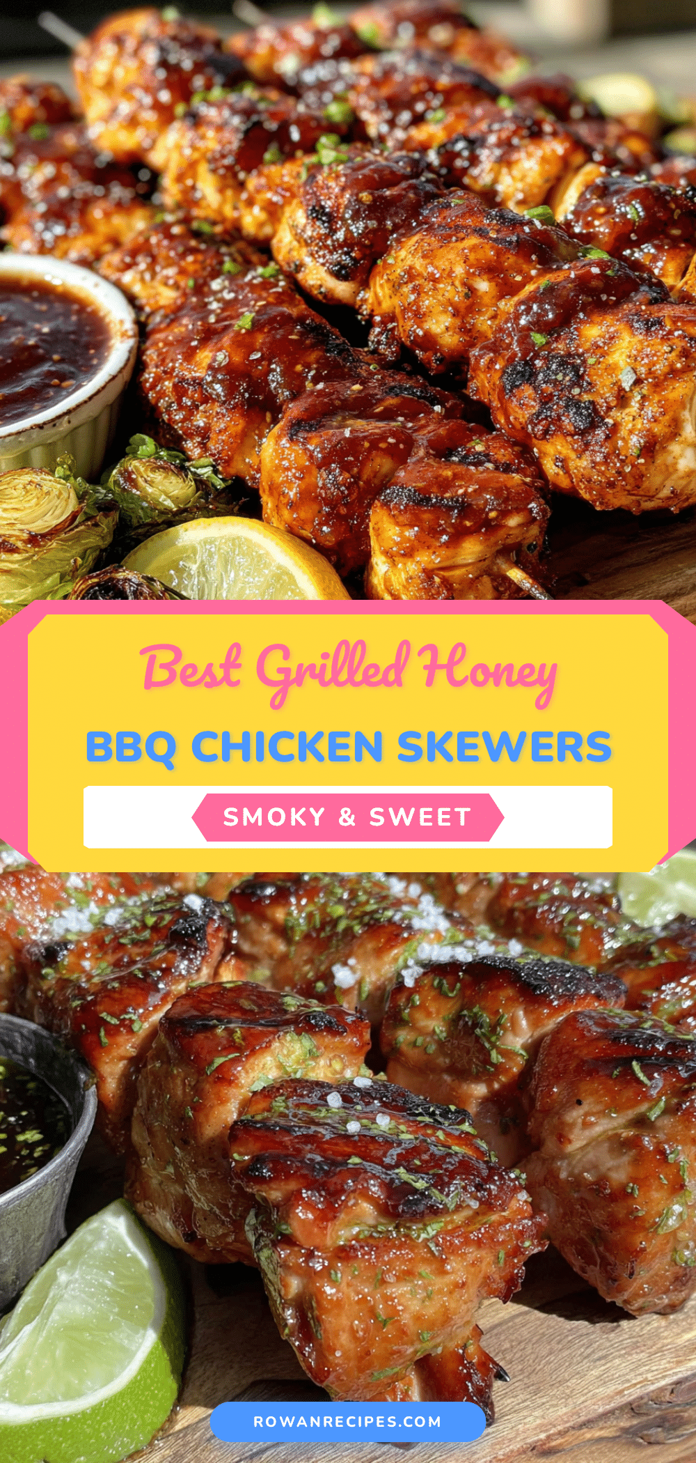 honey bbq chicken skewers recipe