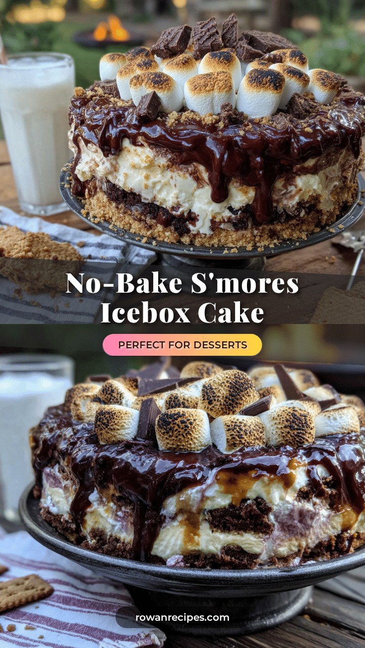 no-bake smores icebox cake recipe