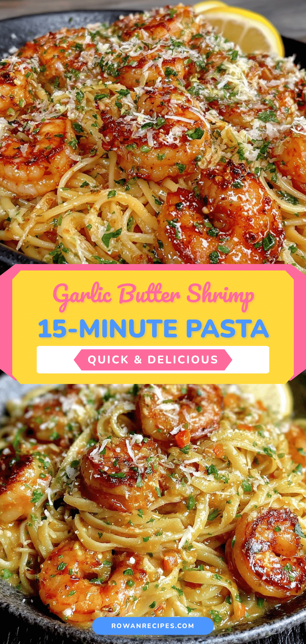 quick garlic butter shrimp pasta recipe