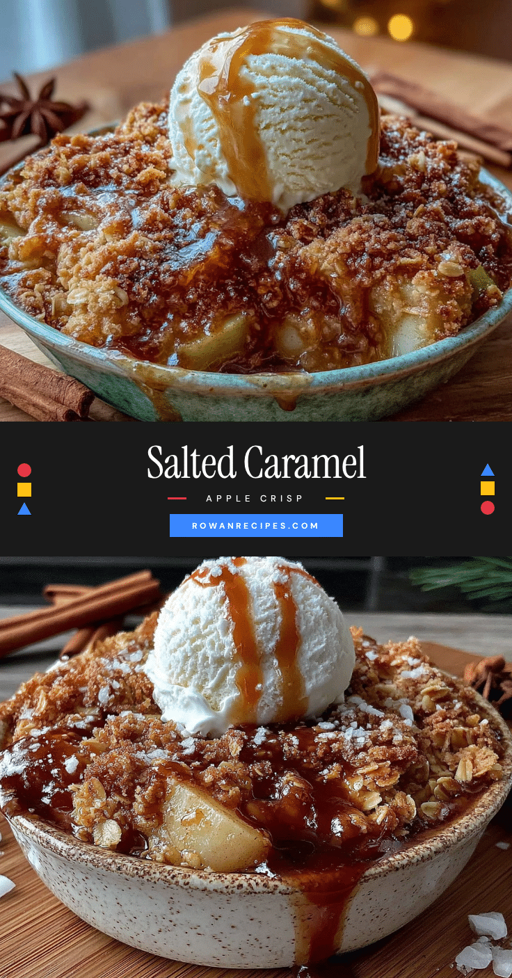 Salted Caramel Apple Crisp recipe