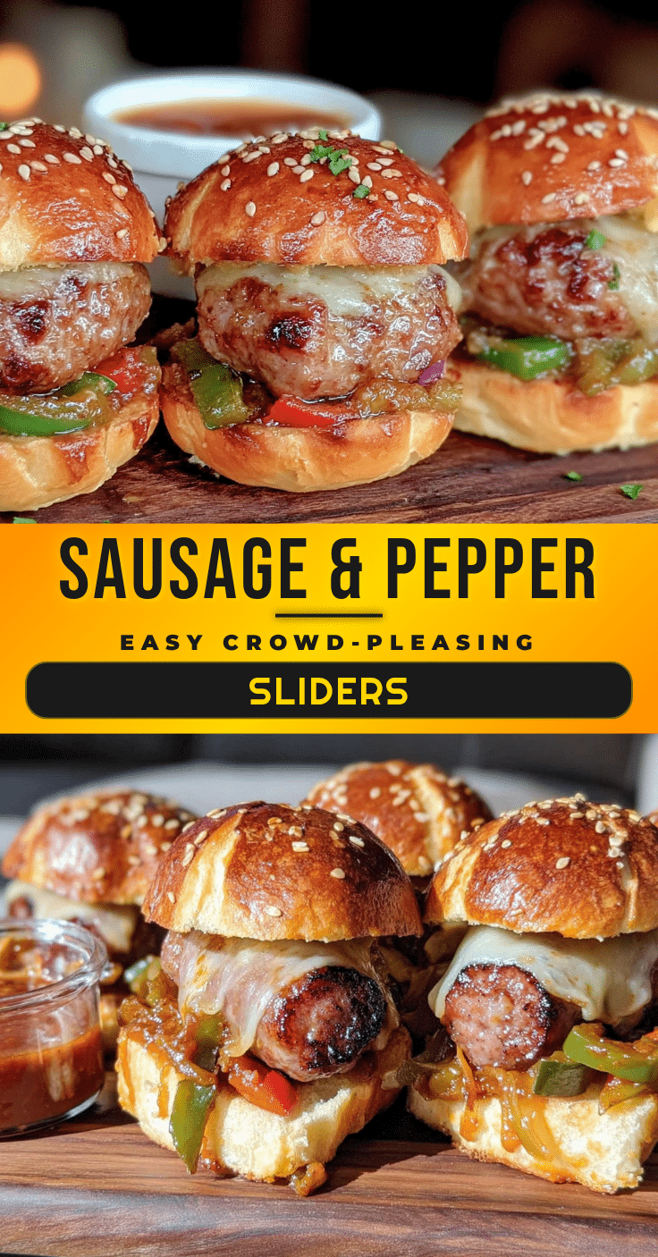 sausage and pepper sliders recipe