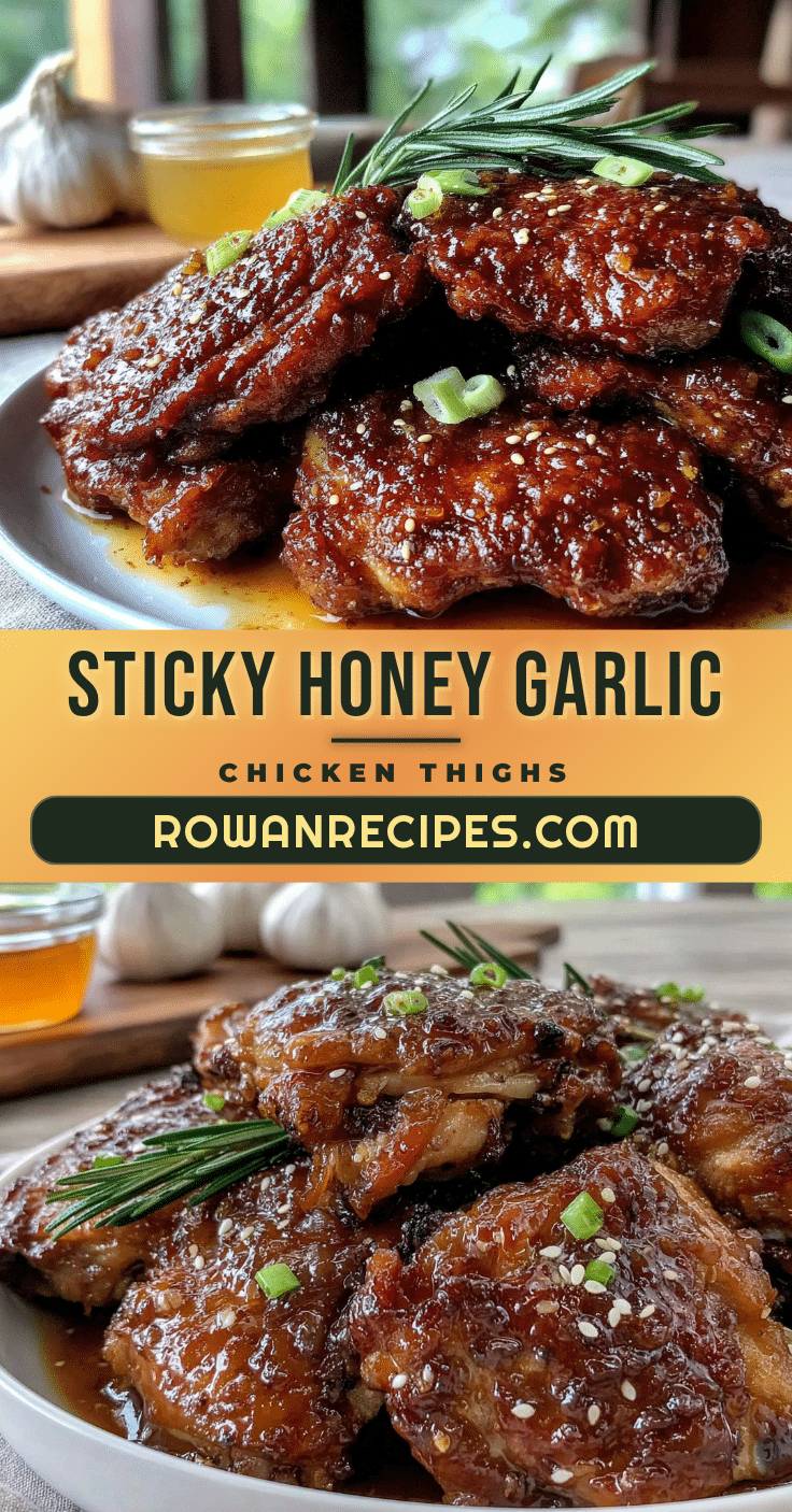 slow cooker honey garlic chicken thighs recipe