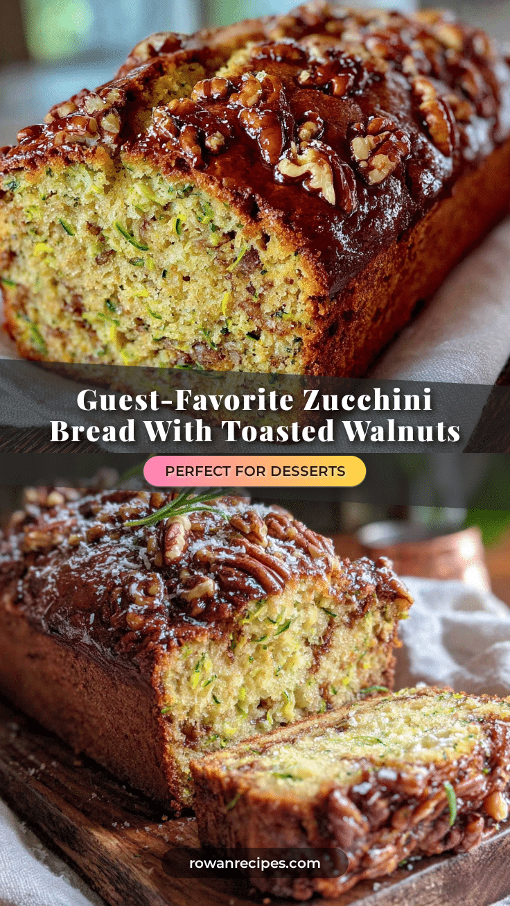 best easy zucchini bread with toasted walnuts recipe