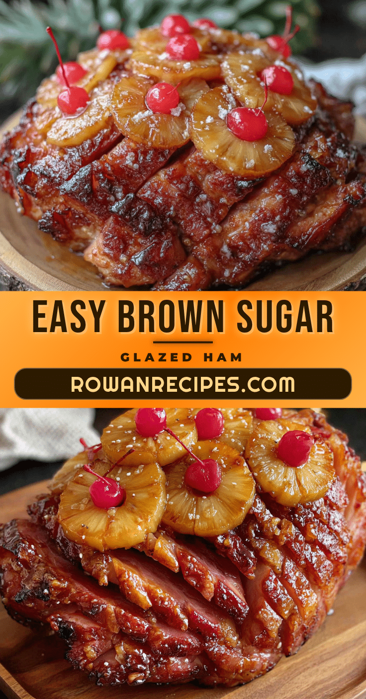 brown sugar glazed ham with pineapple recipe
